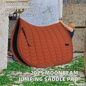 Tapis de selle d'équitation de dressage de qualité supérieure, écologiques, très demandés, en coton doux, satin, polyester et nylon - Product Image 3