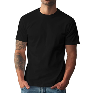 High Quality 100% Cotton Blank T-shirts Wholesale Heavyweight Oversized <b>Tshirt</b> Printing Custom Men's T-Shirt For Men - Product Image 3