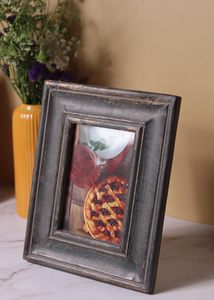 Grey Wooden <b>Frame</b>| Solid Wood Picture <b>Frame</b> for Table Decor, <b>Wall</b> Decor, Office Decor & Home Décor - Product Image 3