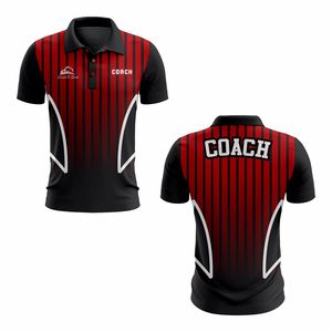 เสื้อทีมแบบกำหนดเอง ระบายอากาศได้ดี ผลิตจากผ้าโพลีเอสเตอร์ถัก แห้งเร็ว พร้อมปักโลโก้ตามสั่ง แขนสั้น ชุดกีฬา - Product Image 1