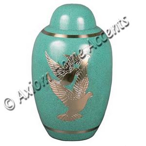 Urna de latón de calidad superior con acabado pulido y detalles sinceros para un tributo digno de Axiom Home Accents - Product Image 5