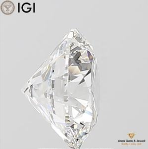 Diamante cultivado en laboratorio CVD de 4.50 quilates, color E, claridad VVS1, corte redondo de 10.64 mm, certificado por IGI para joyería premium. - Product Image 6