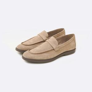 Faux Suede Chunky Penny Lama Loafers <b>Shoes</b> Walking Wedding party Footwear Outdoor Trainer Sneakers Suede Loafers Breathable - Product Image 4