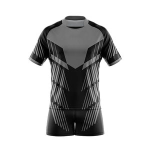 Uniformes de Rugby de Alta Calidad al por Mayor, Conjuntos de Uniformes de Rugby Transpirables Personalizados, 100% Poliéster, Servicio OEM - Product Image 2