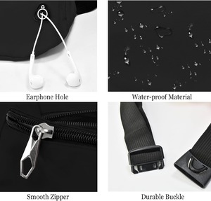 Sac banane grande capacité avec sangle réglable, sac banane bandoulière pour voyage, course à pied, cyclisme, sports de plein air, usage quotidien, unisexe - Product Image 2