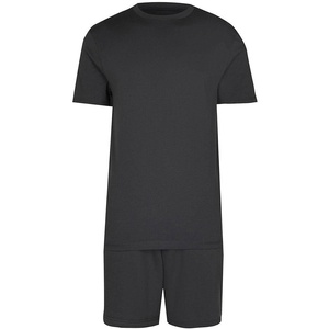 Conjunto de Camiseta y Pantalones Cortos de Verano para Hombre, Ecológico, 100% Algodón, Personalizado, Transpirable, de Secado Rápido, Antibacterial, Corte Holgado Informal - Product Image 2