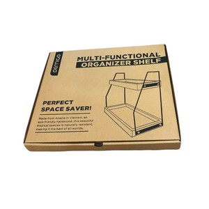 Low MOQ Recyclable Corrugated Board Self Erecting Carton <b>Box</b> UV Coating for Logistics Clothing Shipping Using Eco-Friendly - Product Image 2