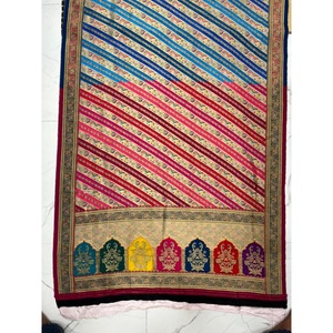 Sari de Seda de la Mejor Calidad con Diseño Elegante para Mujer, Ropa Étnica para Festivales y Fiestas a Precio de Fábrica - Product Image 6