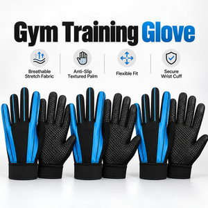 Gants de sport d'hiver personnalisés avec logo, imperméables, compatibles écran tactile, pour cyclisme et course à pied, thermiques, à doigts complets, en tissu extensible, OEM ODM - Product Image 4
