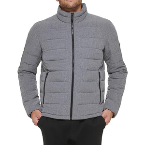 Mens Reversible Puffer Jacket Warm Double Side <b>Quilted</b> <b>Winter</b> Coat Casual Outdoor Wear Custom OEM ODM Bulk Manufacturing - Product Image 1