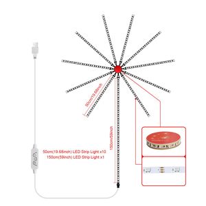 Strisce LED RGB Effetto Fuochi d'Artificio con Sincronizzazione Musicale Intelligente, Controllo Remoto tramite APP (TK), Larghezza PCB Personalizzabile, Ingresso DC 24V, Grado di Protezione IP20 - Product Image 3