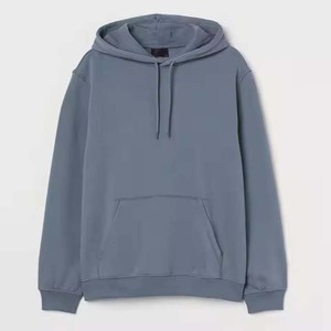 Sweat-shirt à capuche pour homme, couleur unie, coton French Terry, pull décontracté, coupe classique, style automne - Product Image 3