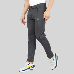 Pantalon de survêtement sport bleu quatre directions avec bande latérale, logo personnalisable, impression HD, délavage coloré, 100 % polyester, séchage rapide, tailles homme M/L/XL - Product Image 3