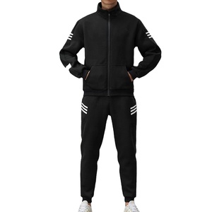 Ropa deportiva con logotipo personalizado para hombre, jersey de manga larga, conjunto de 2 piezas, chándal, venta al por mayor - Product Image 1