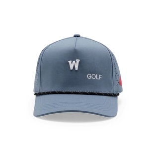 Gorra de golf impermeable de secado rápido al por mayor con hebilla trasera ajustable, gorra de rendimiento de 5 paneles que absorbe el sudor, suministro de marca con logotipo personalizado - Product Image 3