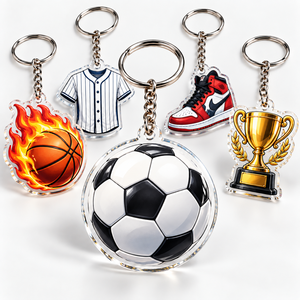 Custom Sports Team <b>Keychain</b> <b>Personalized</b> Club Logo Fan Souvenir for Tournaments and Events - Product Image 2
