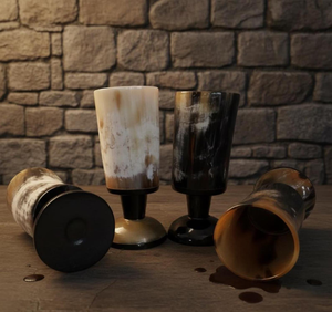 Cuenco Artesanal Ecológico de Estilo Religioso con Diseño Único en Forma de Cuerno, Clásico Vintage con Tapa por MULTI CRAFT - Product Image 2