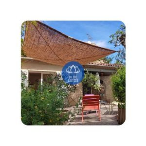 Vela de Sombra de Fibra de Coco Pulida de Alta Calidad 2026 para Decoración Exterior de Lujo, 100% Madera Natural, Pura, Limpia y Segura, Diseño Exclusivo Pk - Product Image 1