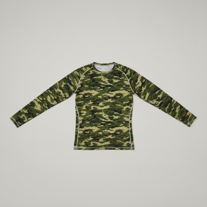 Rashguard à manches longues de couleur personnalisée pour hommes, en polyester, pour l'entraînement MMA - Product Image 6