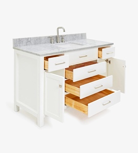 Mueble de Baño Hannah de 55 Pulgadas con Lavabo Individual, Solo 2 Opciones de Acabado, Directo de Fábrica en Vietnam - Product Image 4