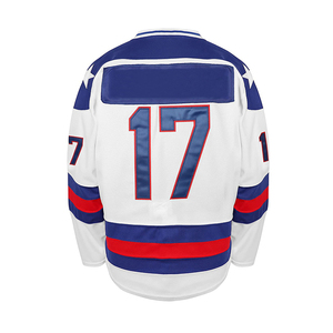 Maillot de hockey sur glace respirant et antibactérien pour homme, nouveau design 2026, 100 % polyester, haute qualité, personnalisable OEM, avec capuche - Product Image 3