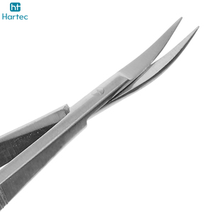 Ciseaux à cuticules à ressort 2026 à lames courbées en acier inoxydable, couleur argent, qualité supérieure, personnalisables, OEM ODM - Product Image 4
