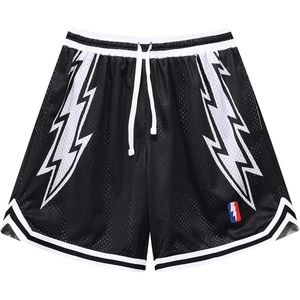 Pantalones Cortos de Baloncesto Sublimados Personalizados para Hombre, Pantalones Cortos Deportivos de Malla Ligera de Secado Rápido, Proveedor de EE. UU. - Product Image 1