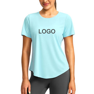Camiseta de Mujer de Alta Calidad 2026 con Etiqueta Personalizada, Camiseta Extra Grande para Mujer, Material de Algodón Grueso, Servicio OEM Personalizado - Product Image 1