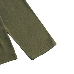 Prix de gros T-shirts à manches longues pour hommes en coton/fibre de bambou, tissu satiné, design personnalisé, respirant, écologique, séchage rapide - Product Image 4
