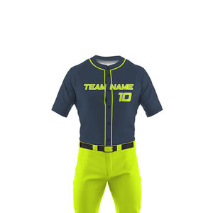Breathable Private Label New Design Baseball Uniform For Sale New Arrival Latest Design Baseball Uniform For Adults - Product Image 4