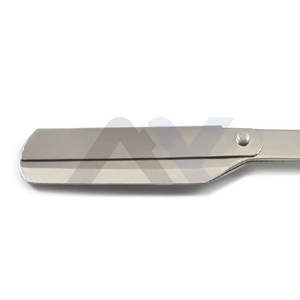 Navajas de Afeitar Premium para Barbería, Mango de Madera Sólida, Diseño de 3 Orificios, Acero Inoxidable, Uso Profesional, Proveedor de Marca OEM/ODM - Product Image 4