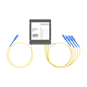 ตัวแยกสัญญาณไฟเบอร์ออปติกแบบกล่อง ABS ชนิด FTTH 1x4 พร้อมขั้วต่อ SC/UPC แบบคาสเซ็ต ตัวแยกสัญญาณไฟเบอร์ออปติก PLC ชนิด SM - Product Image 5