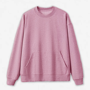 Sweat-shirt personnalisé pour hommes, coupe décontractée, épais, 100 % coton tricoté, chaud pour l'hiver, avec poches - Product Image 4