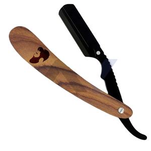 Navaja de Barbero Clásica de Acero Inoxidable con Filo Recto, Duradera, Ergonómica y de Precisión para el Afeitado Masculino - Product Image 1