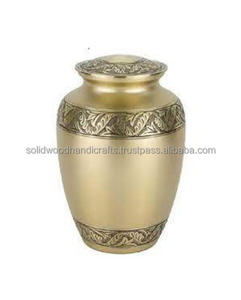 Urnas decorativas de latón para adultos, urnas hechas a mano para urnas funerarias masculinas y femeninas, urnas funerarias de alta calidad - Product Image 1