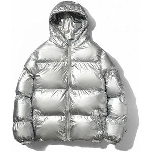 OEM Winter Puffer <b>Jacket</b> Men High Quality <b>Canvas</b> Stand Collar Windproof Waterproof Warm Outdoor Hiking - Product Image 5