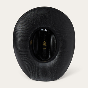 Chapeau de cowboy noir unisexe à large bord, décontracté, pour l'extérieur, printemps-été, taille adulte 56-58 cm - Product Image 3