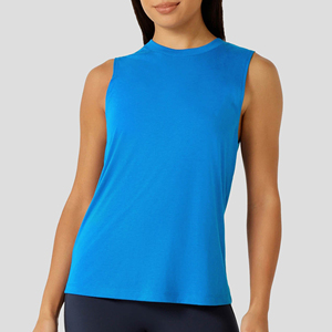 Débardeur sans manches uni pour femme, confortable, décontracté, idéal pour l'été et le sport - Product Image 5