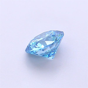 Anillo con diamante redondo de 0.51ct, color azul intenso, calidad VVS2, con certificado IGI - Product Image 2