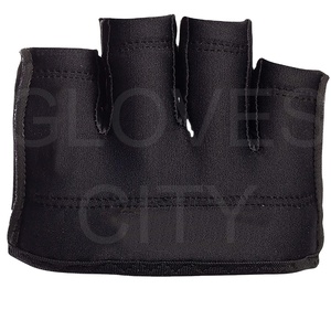 Gants d'entraînement mi-doigts respirants en cuir/PU pour hommes et femmes avec sangles de poignet intégrées – Idéaux pour la gym, le fitness et le cross-training - Product Image 1