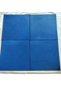 Dalles de sol en caoutchouc EPDM pour salle de sport, haute densité, 20 mm d'épaisseur, 1x1 mètre - Product Image 3