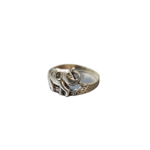 Vintage Style 925 Silver Animal Design Unisex <b>Ring</b> with <b>Plain</b> Design 3.4 Grams for Everyday Wear Sterling silver - Product Image 3