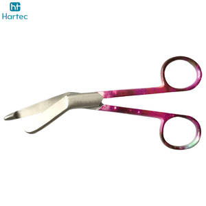 Tijeras para Vendajes de 5.5 Pulgadas, Multicolores, Quirúrgicas, Médicas, de Acero Inoxidable de Alta Resistencia, Herramienta de Primeros Auxilios - Product Image 2
