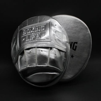 Guantes de Boxeo Curvos de Cuero en Todos los Colores Disponibles, Tamaño Estándar, Almohadillas Duraderas, Color Personalizado, Equipo de Entrenamiento para Muay Thai