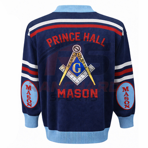 Premium Custom Masonic Sweater for Men – High Quality Knitted Freemason Logo Pullover, Comfortable Winter Wear, OEM Private - Product Image 2