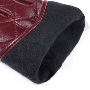 Stylish Genuine Leather Eco-Friendly Breathable Dress <b>Gloves</b> for Women Soft Inner Lined Winter Outdoor Touchscreen - Product Image 6
