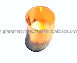 Bougeoir à gobelet en corne unie T-Light Bougeoir votif utilisé pour la décoration intérieure de la maison Cadeau de mariage Décoration de table Bougeoir - Product Image 5