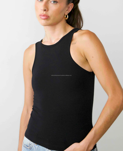 เสื้อกล้ามคอกลมวินเทจสำหรับผู้หญิง ดีไซน์ใหม่ปี 2026 ผลิตจากโพลีเอสเตอร์ 100% รับสกรีนโลโก้ แห้งเร็ว ทอเนื้อผ้าแน่น สีพื้น น้ำหนัก 180 กรัม - Product Image 2