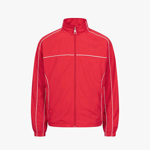 2026 New Streetwear Reflective Edging Highlighted Lines Oversized 100% Nylon Water Resistant Windbreaker Jackets and Pants <b>Sets</b> - Product Image 3