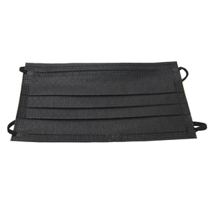 Masques faciaux en tissu non tissé de protection pour la vente directe, avec anneau blanc, masque chirurgical jetable 3 plis pour adulte - Product Image 5
